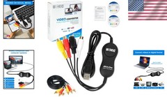 Effortless USB 2.0 Video Capture Card – VHS to Digital Conversion Made Simple
