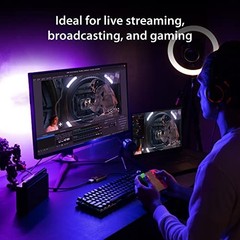 4K HDMI Video Capture Card for DSLR, Game Streaming, Live Broadcasting, 1080p120