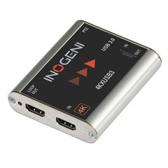 INOGENI 4K Ultra HD to USB 3.0 [+ HDMI loop, analog audio & VISCA] (4kxusb3)