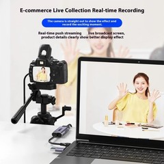 Aluminum Alloy HDTV Video Captures Grabbers 4K60Hz USB3.0 Interfaces for