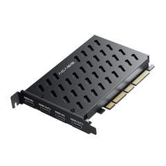 ACASIS Professional Dual-Channel PCIe Capture Card 4K@60Hz HDMI with Loop-Out