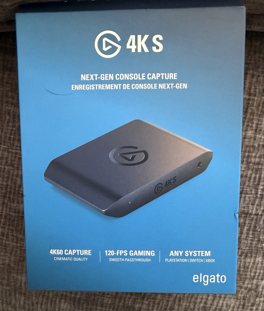 Elgato 4K S 4K60 120-FPS HDMI USB Video Hub Console Game Capture Device
