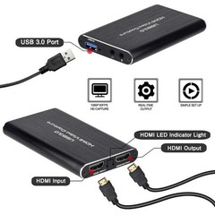 4K Audio Video Capture Card USB 3.0 HDMI Video Capture Device 1080P HD Recording