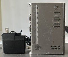 AVerMedia TVBox 9 P-Scan 3-D-MAD Multi-Channel Preview PIP Video VGA 3:2 Device