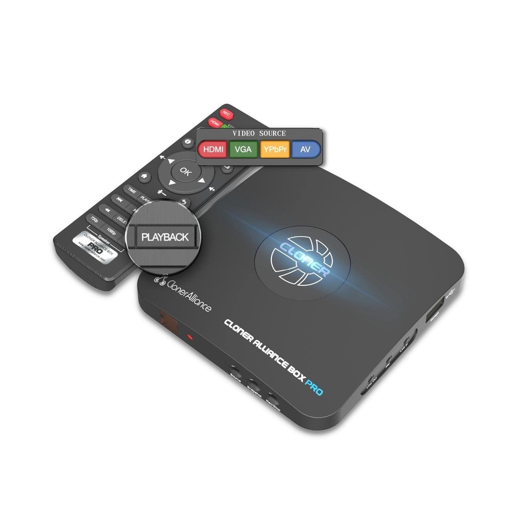 Box Pro, 1080p@60fps Video Recorder, DVR with HDMI Capture, Playback on TV. R…