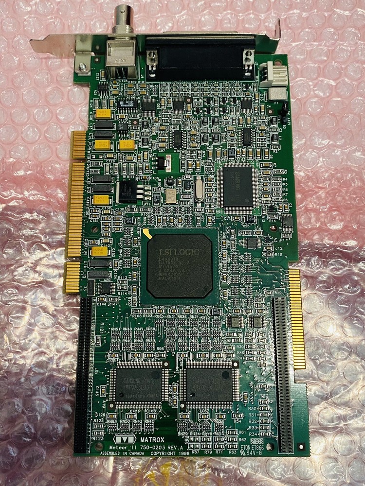 USED Matrox Meteor-II METEOR2/4 750-0201 Rev. A PCI Frame Card 63039620278