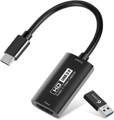 HDMI to USB-C Video Capture Card for Streaming and Recording
