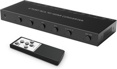 4 AV to HDMI RCA Converter 1080P/720P 4 Way 4AV