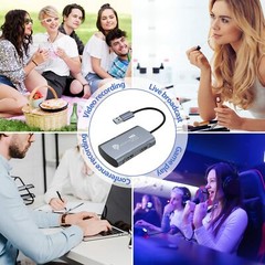 Video Capture Cards,Gaming Recorder Card, USB3.0 Video Game Capture Card 4Kp60,