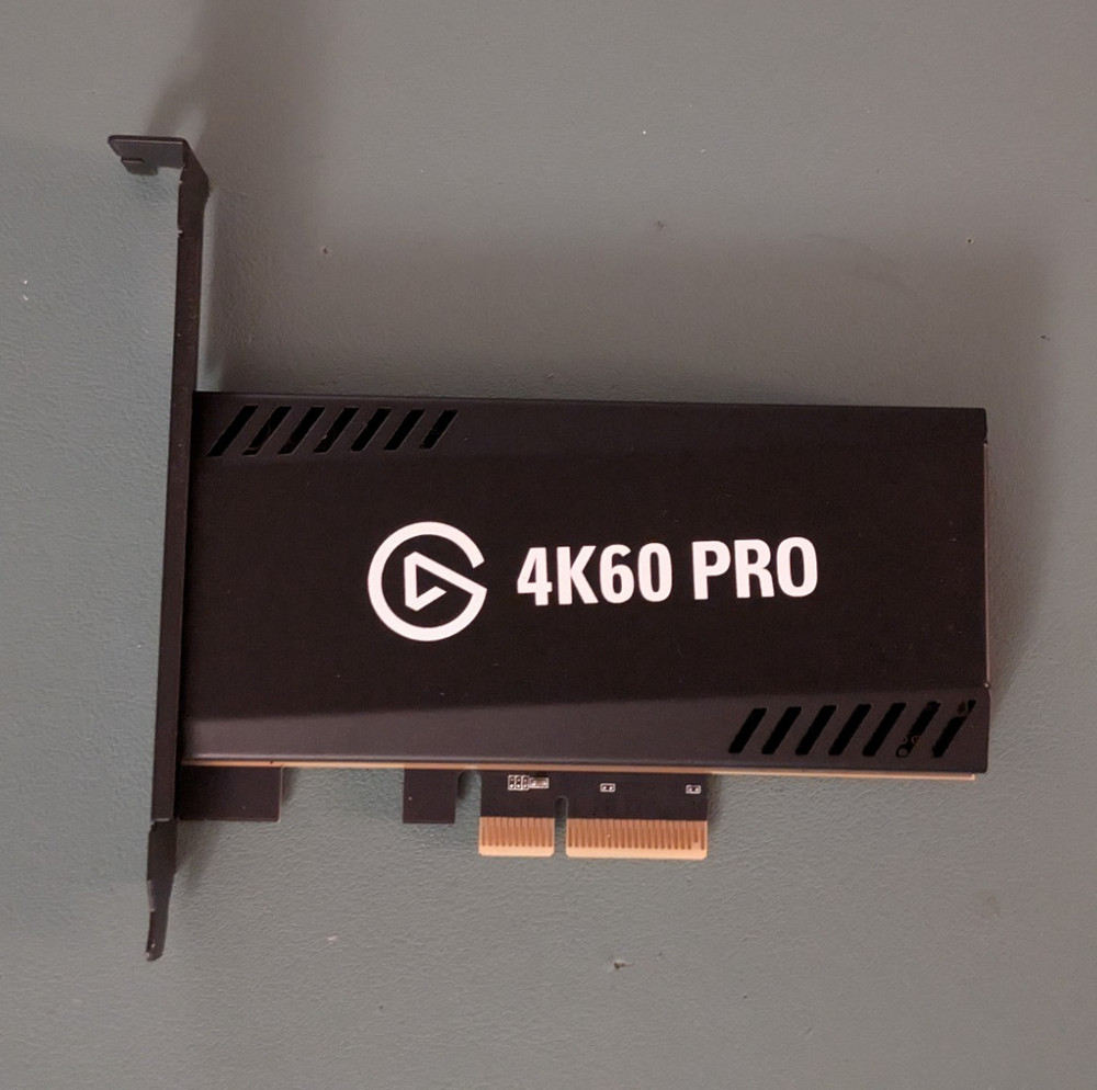 Elgato 4K60 PRO PCIe Digital Video Capture Card HDMI In/Out Full-Height