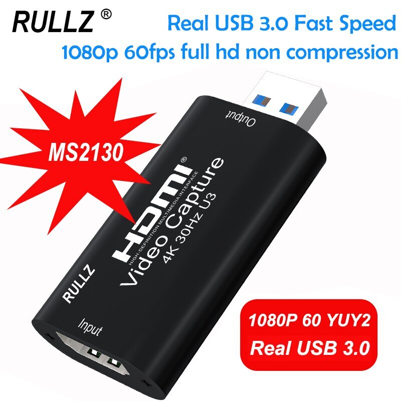 Ms2130 USB 3.0 HDMI Video Capture Card PC Game Live Streaming 1080P 60HZ Full HD