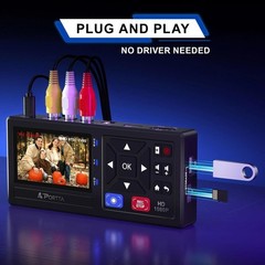 VHS to Digital Converter, Video to Digital Recorder with Remote, Compatible w…