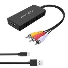RuiPuo HDMI to AV Converter Video Audio Adapter