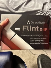 Flint D4P, Standalone Dual-4K Video Overlay Device and Audio Mixing. 1080p@60fps