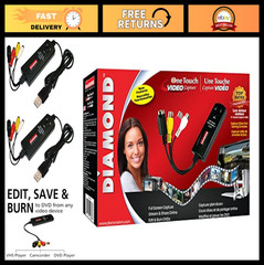 VHS & Camcorder to Digital Video Converter, One Touch, Windows 11/10 Compatible