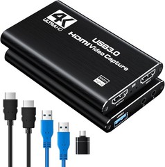 Versatile 1080P HDMI Capture Card for Live Gaming, Video Conferencing
