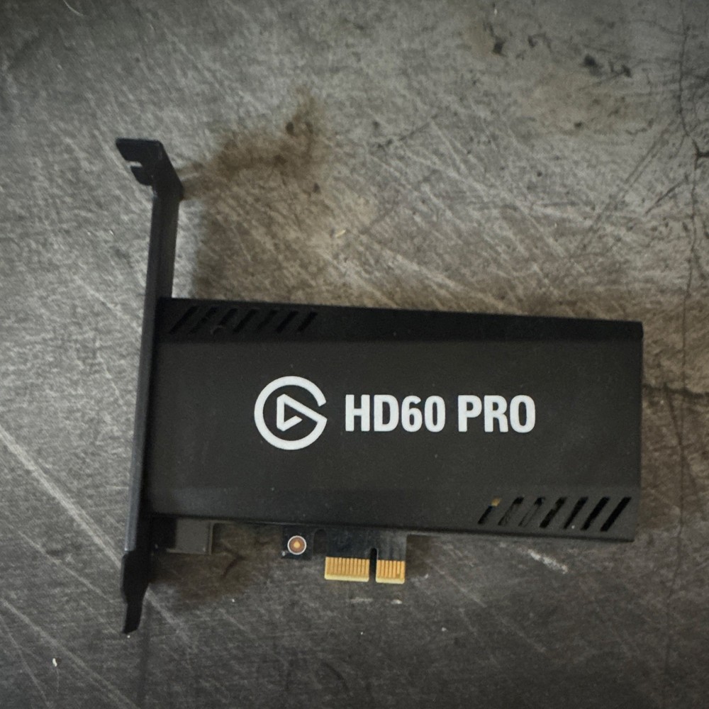 Elgato HD60 Pro PCIe x1 Video Capture Card, HDMI In/Out, Plug-In Card