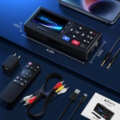 VHS To Digital Converter 1080P USB SD Video Capture For VCR DVD Hi8 Camcorder