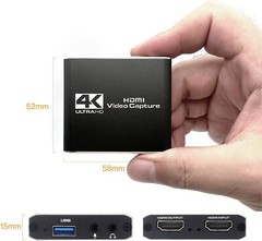Capture Card, Game Capture Card,HDMI Video Capture Card,60FPS Video Recorder
