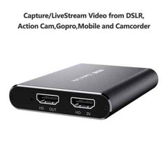 4K 60HZ HDMI Loop 1080P USB 2.0 PC Live Streaming Game Record Video Capture Card