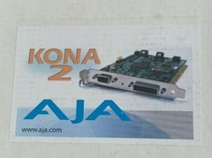 AJA KONA2 101724-03 Video Editing Card G53992 with RS-422 Breakout Cable