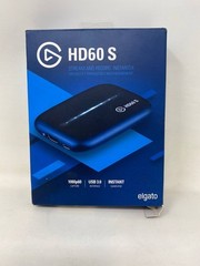 Elgato HD60 S Game Capture Card – Black (1GC109901004) Open Box