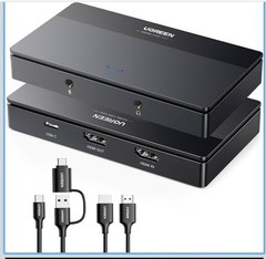 4K Video Capture Card, Full HD 2K 30Hz 1080P 60FPS USB C 3.0 HDMI Video Captu…