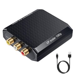 WENTER AV to HDMI Converter, 1080P RCA Adapter, Mini Black USB Cable
