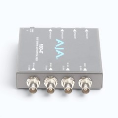 AJA FiDO-4T 4-Channel 3G-SDI to Single-Mode LC Fiber Mini Converter Transmitter