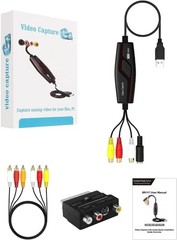VHS to Digital Converter,Video Capture Card Device,VHS VCR Hi8 Mini DV to Mac…
