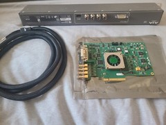 AJA KONA-4-R0 4-S02 Channel SD/HD/FHD SDI 4k x8 Video I/O Card cable K3G IO box