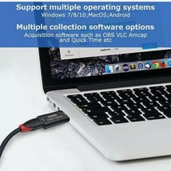 4K HDMI Video Capture Card, Cam Link Card Game Capture Card Audio Capture