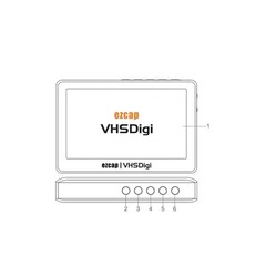 VHS Video to Digital Converter Video Capture Box Recorder Video from VCR M8K1FJ
