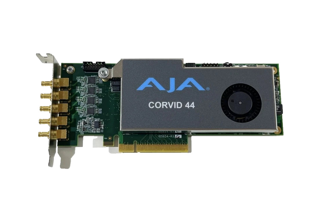 AJA CRV44-S-NC1 PCIe x8 4x SDI Video Capture Card Low Profile Broadcast