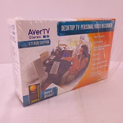 AverMedia AverTV Stereo Edition Desktop TV Personal Video Recorder New in Box