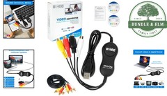 USB 2.0 Video Capture Device for VHS to Digital Conversion on Mac and PC