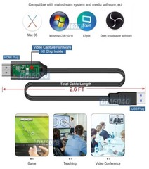 1080P Component USB 3.0 Video Capture For Windows Mac Linux