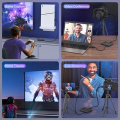 4K Video Capture Card, Stream and Record in 4K30 HDR10,1080P120 with Ultra-Lo…