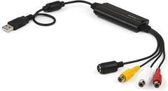 Video Capture Adapter S-Video/Composite to USB 2.0 SD Twain Support – Win – VGC