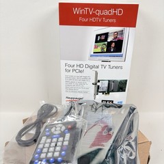 Hauppauge WinTV-quadHD PCIe Card 4 HD TV Tuners ATSC/QAM 1609 PLEX New_Open_Box
