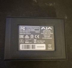 AJA U-TAP HDMI to USB Capture Card (TESTED AND WORKING)
