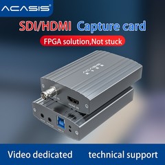ACASIS USB-B SDI HDMI Video Capture Card 1080p60 Audio Line In for PC