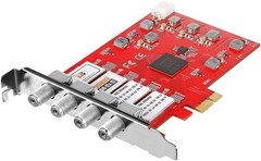 6904SE DVB-S2 / S / S2X Quad Tuner PCIe Card for Satellite Live TV
