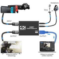 Universal Compatibility Video Capture Card – HDMI Loop-Out