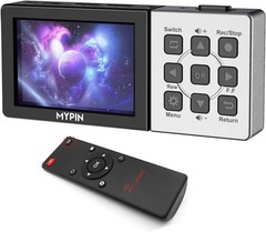 1080P@60fps Capture Card with 3.5 Inch LCD and Remote Control, HDMI Video Rec…