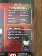 Brand NEW ATI TV Wonder Pro Model 100-703138 TV Tuner/ Video Watch TV on your PC