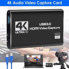 4K 1080P 60FPS HDMI to USB 3.0 Video Capture Card For PS4/PC/OBS Nintendo Switch