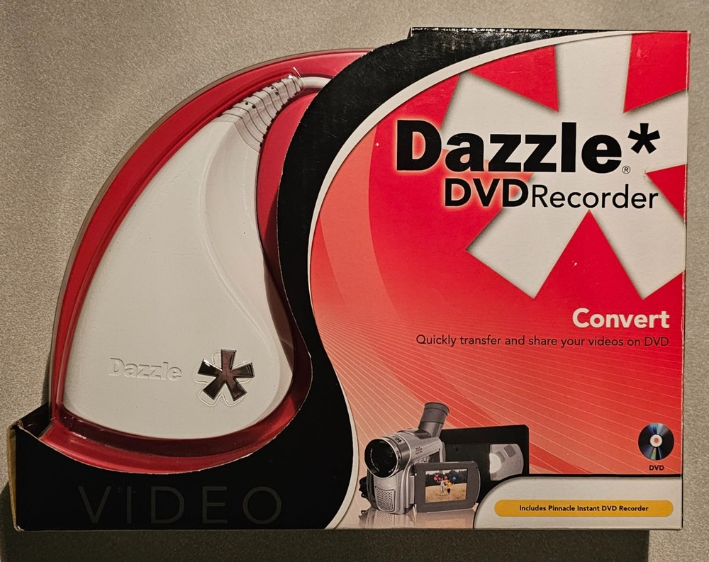 Dazzle DVD Recorder HD VHS to DVD Converter Save, Enhance, Share Video