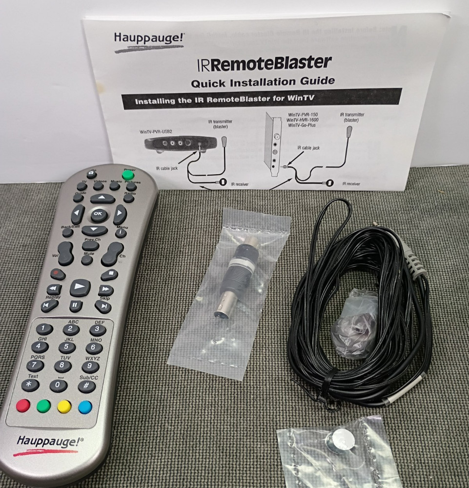 Hauppauge WinTV Bundle OEM Remote and IR blaster ~ Tested working