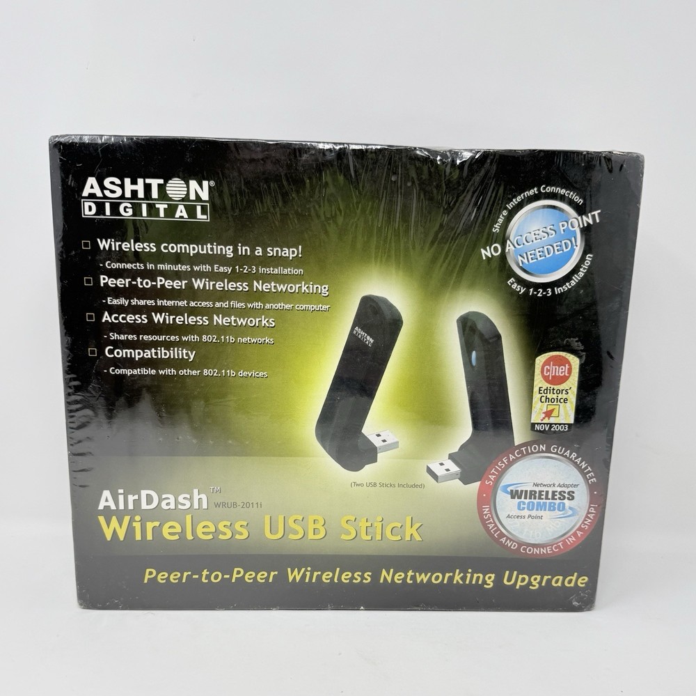 Brand New Ahton Digital Airdash Wireless Combo 2X Usb Stick Wireless network